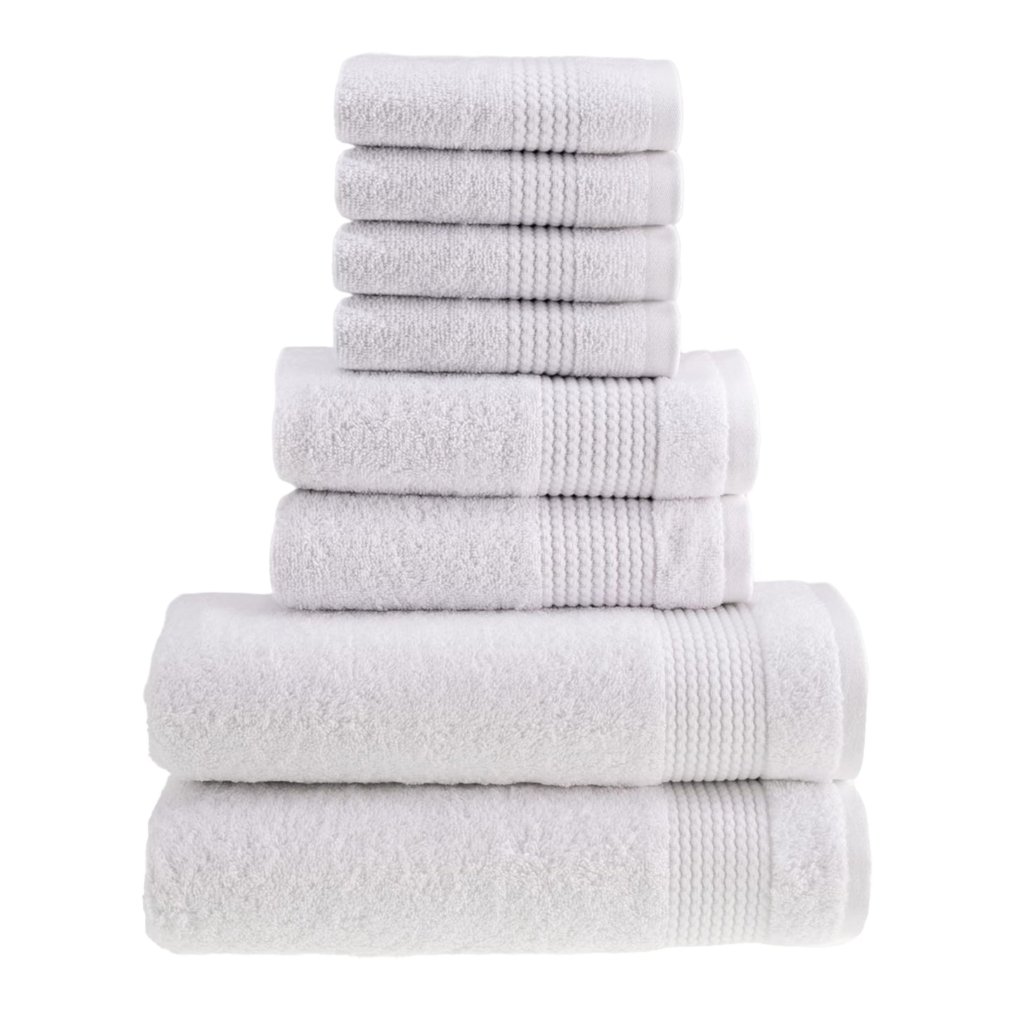 HALLEY Turkish Cotton Towels Super Soft Highly Absorbent 100% Cotton Towels for Bathroom and Kitchen (Bath/Hand/Washcloth)