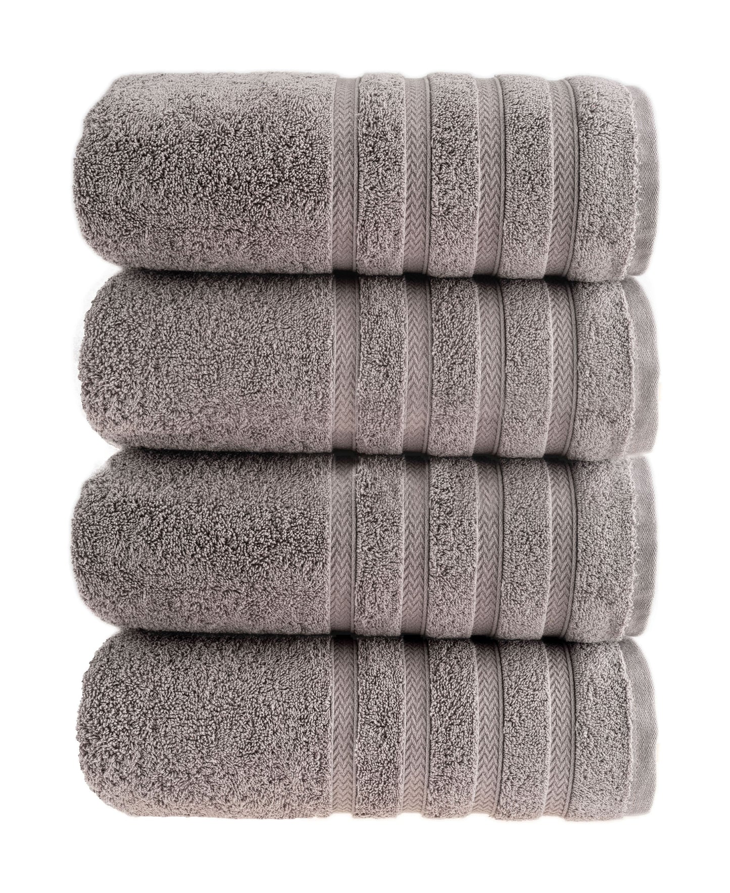 HALLEY Turkish Premium Bath Towels 650 GSM Highly Absorbent Super Soft 100% Cotton (Bath Towels)