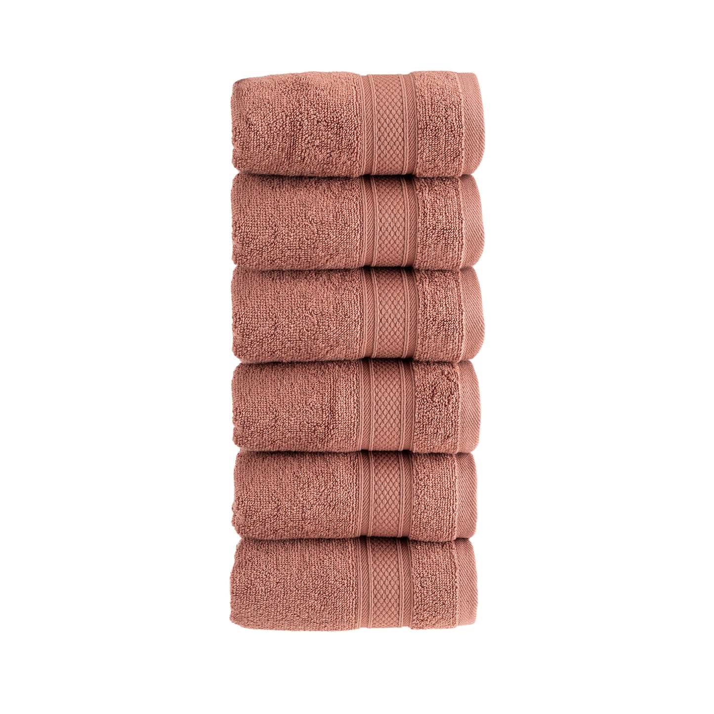 HALLEY 100% Turkish Cotton Towels - Hotel & Spa Quality - Super Soft, Quick Drying & Absorbent Decorative Towels for Face, Gym, Spa, Yoga, Dishcloth, Kitchen & Bath (Washcloths)