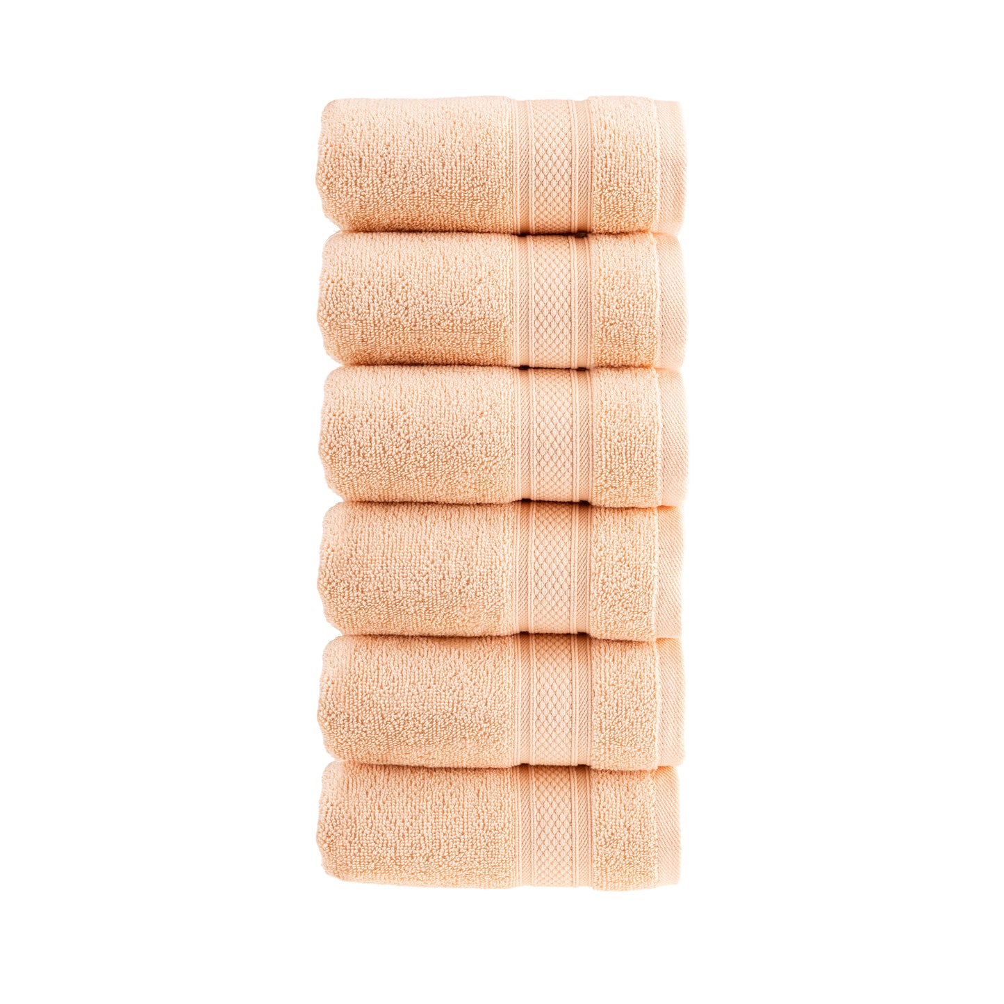 HALLEY 100% Turkish Cotton Towels - Hotel & Spa Quality - Super Soft, Quick Drying & Absorbent Decorative Towels for Face, Gym, Spa, Yoga, Dishcloth, Kitchen & Bath (Washcloths)