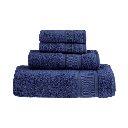 HALLEY 100% Turkish Cotton Towels - Hotel & Spa Quality - Super Soft, Quick Drying & Absorbent Decorative Towels for Face, Gym, Spa, Yoga, Dishcloth, Kitchen & Bath (Towel Set)