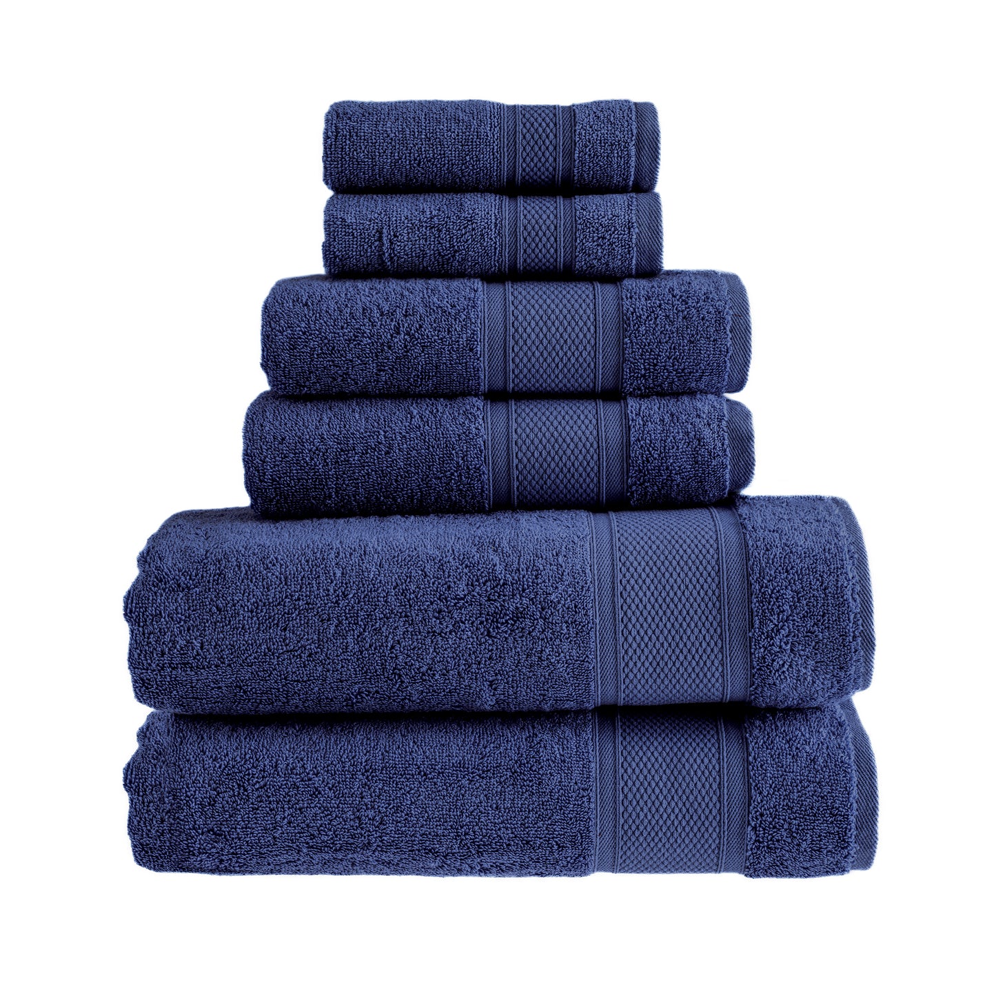 HALLEY 100% Turkish Cotton Towels - Hotel & Spa Quality - Super Soft, Quick Drying & Absorbent Decorative Towels for Face, Gym, Spa, Yoga, Dishcloth, Kitchen & Bath (Towel Set)