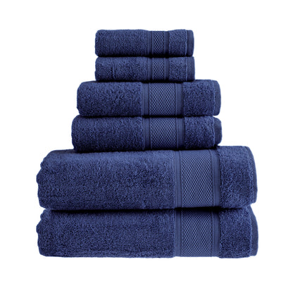 HALLEY 100% Turkish Cotton Towels - Hotel & Spa Quality - Super Soft, Quick Drying & Absorbent Decorative Towels for Face, Gym, Spa, Yoga, Dishcloth, Kitchen & Bath (Towel Set)